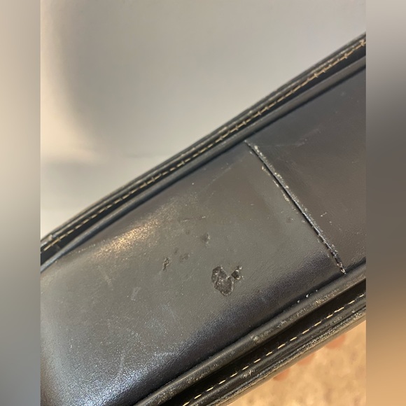 Authentic vintage Celine black macadam house carriage shoulder bag - Picture 12 of 13